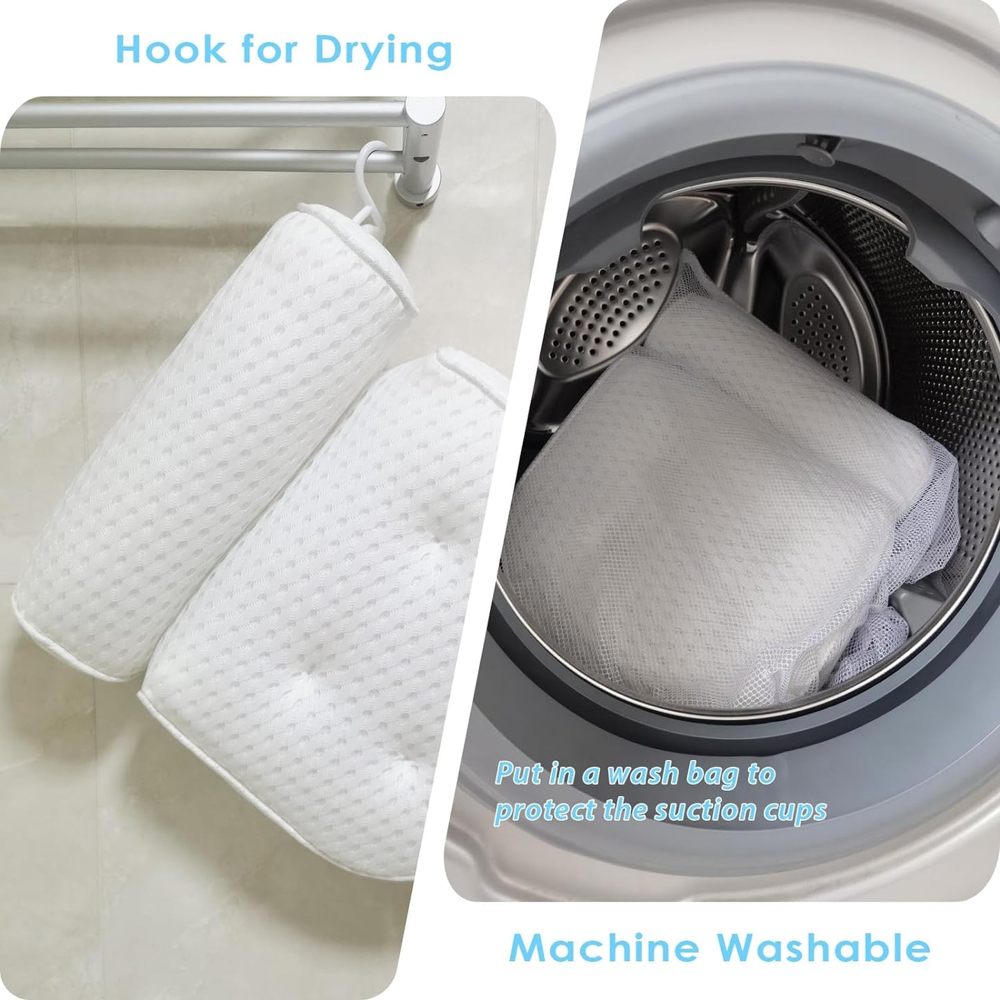 Soft Bath Pillow for Comfortable Soaking