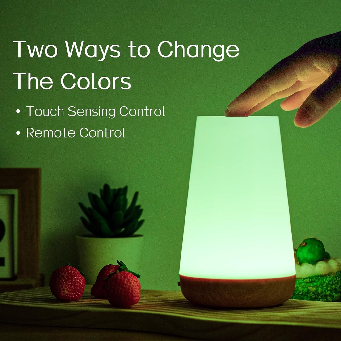 Colorful LED Touch Bedside Night Lamp