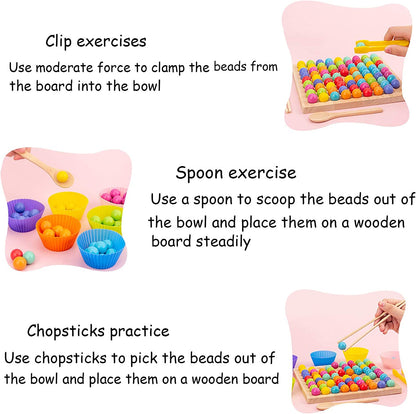 Fun Bead Counting Sorting Toy for Kids