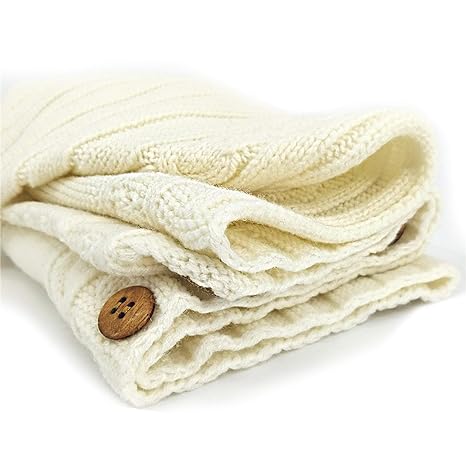 Soft Beige Baby Blanket for Newborns