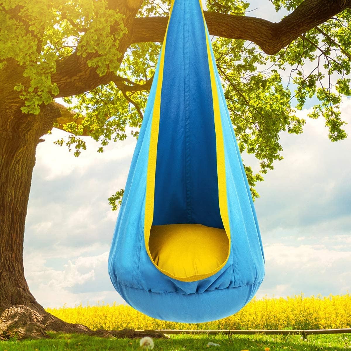 Comfy Hanging Chair with Soft Cushion