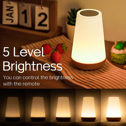 Colorful LED Touch Bedside Night Lamp