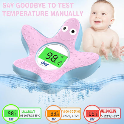 Accurate Digital Baby Bath Thermometer with Color Alert