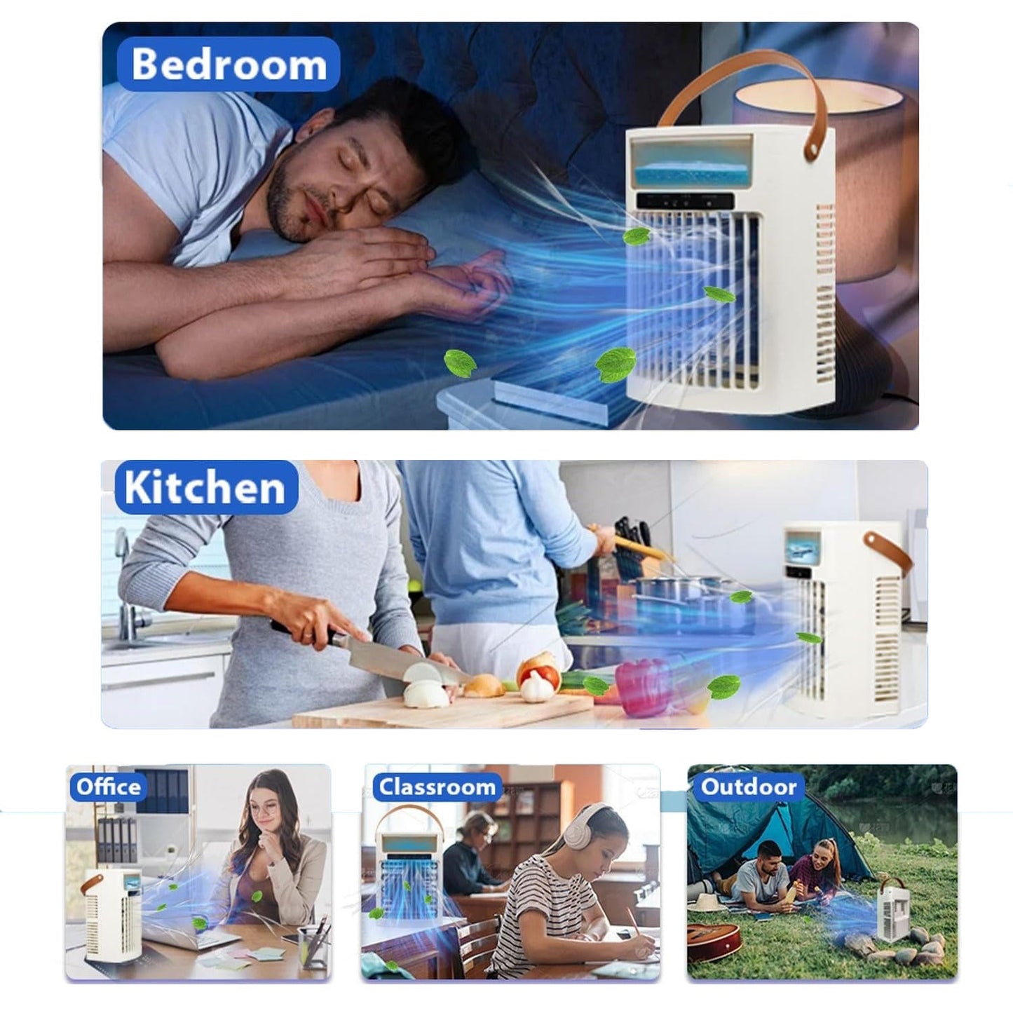 Compact Personal Air Conditioning Fan
