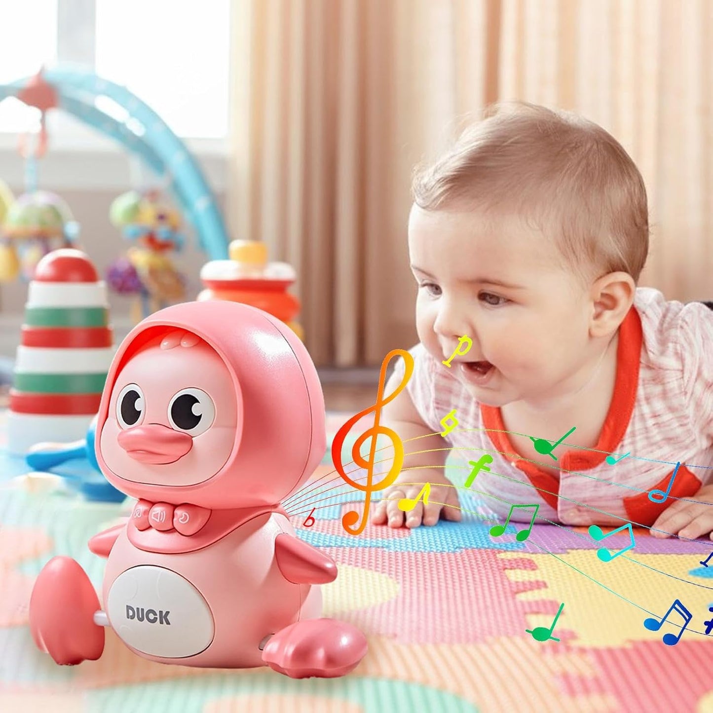 Cute Duck Family Figure Toy