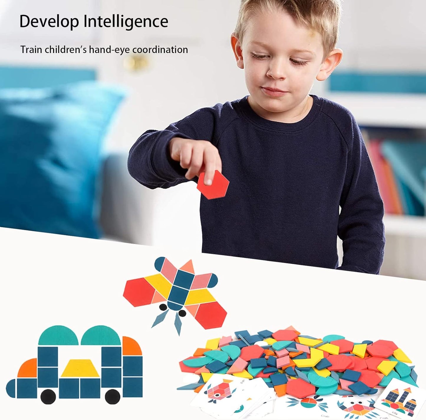 Colorful Geometric Jigsaw Puzzle