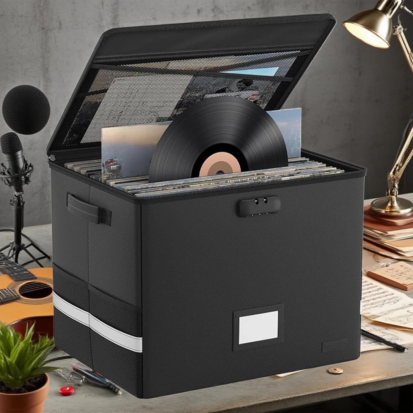 Durable Vinyl Record Storage Box
