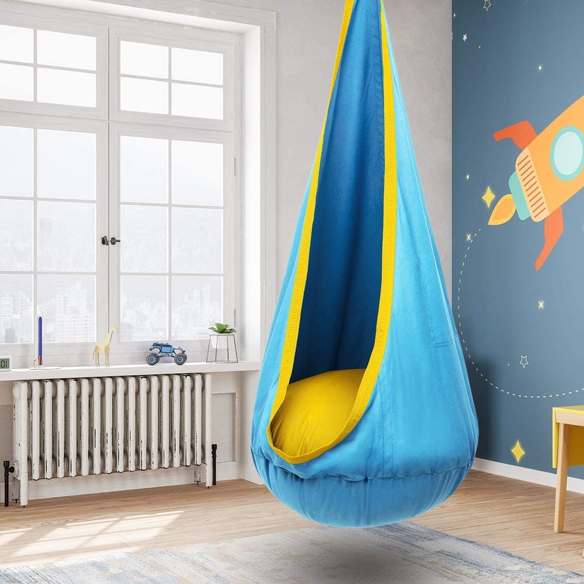 Comfy Hanging Chair with Soft Cushion