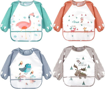 Befez | Durable Kids Apron Bib with Long Sleeves