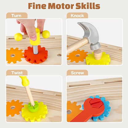 Fun Wooden Learning Board for Kids