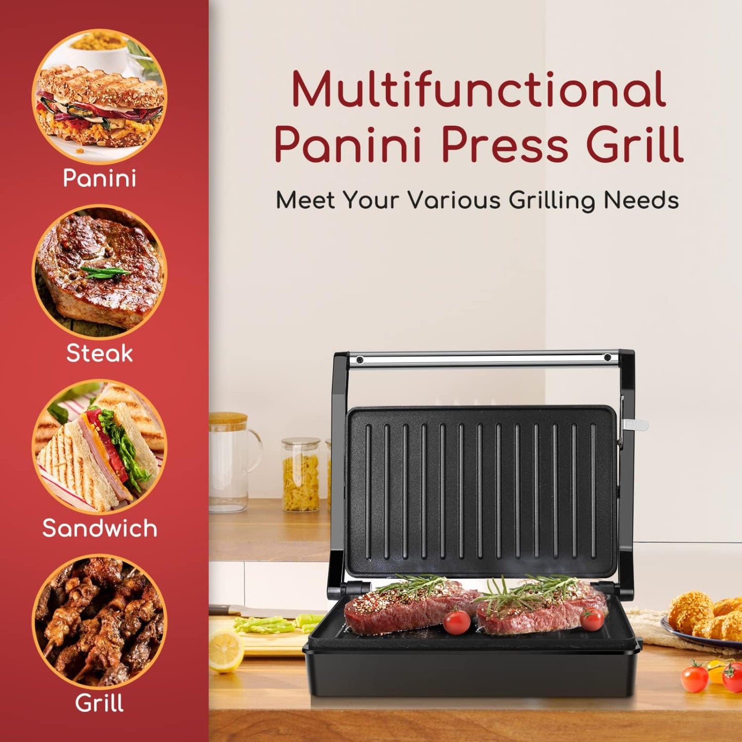 Deluxe Grill Sandwich Toaster
