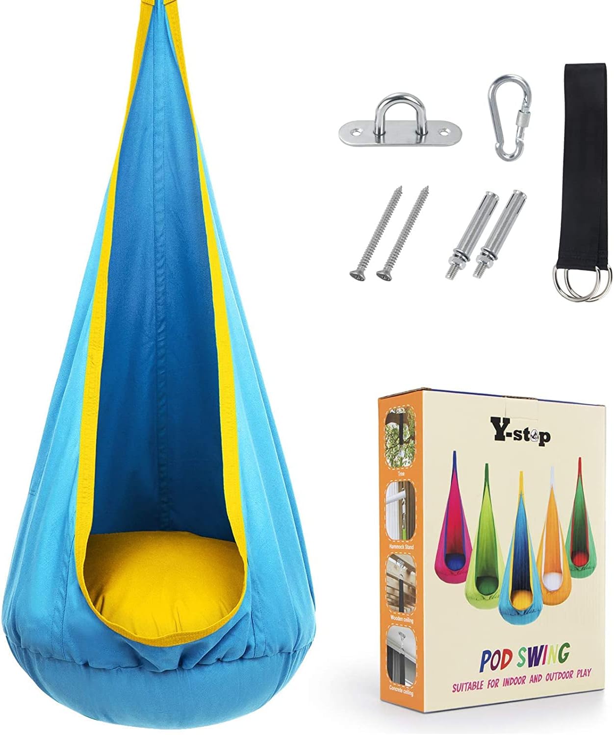 Comfy Hanging Chair with Soft Cushion