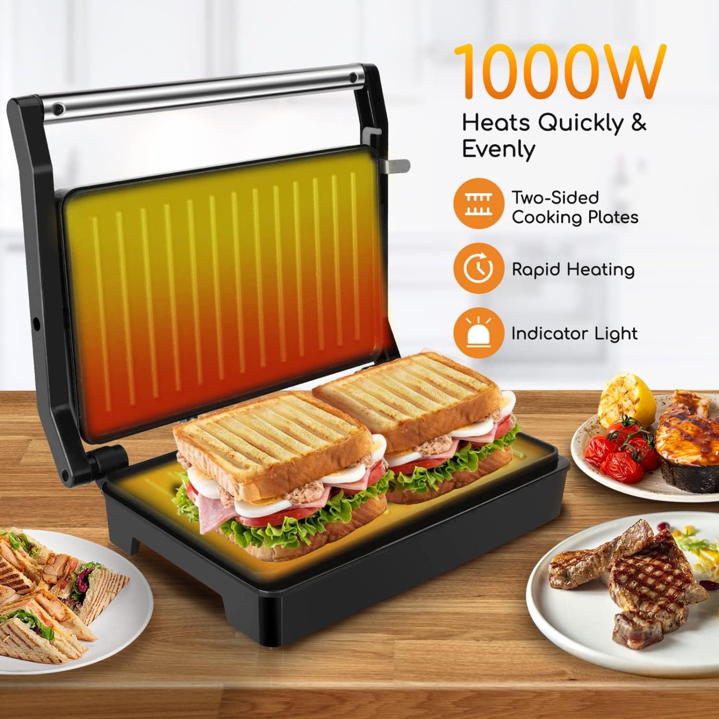 Deluxe Grill Sandwich Toaster