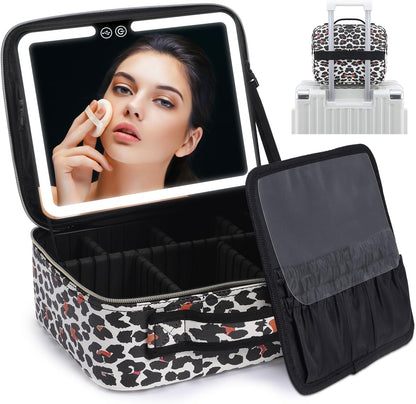 Premium Cosmetic Storage Case with LED Light