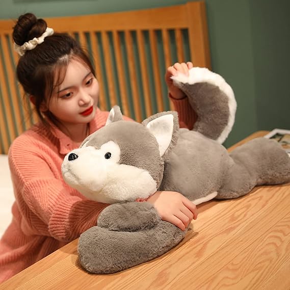Soft Cuddly Wolf Plush Toy for Relaxation - Befez