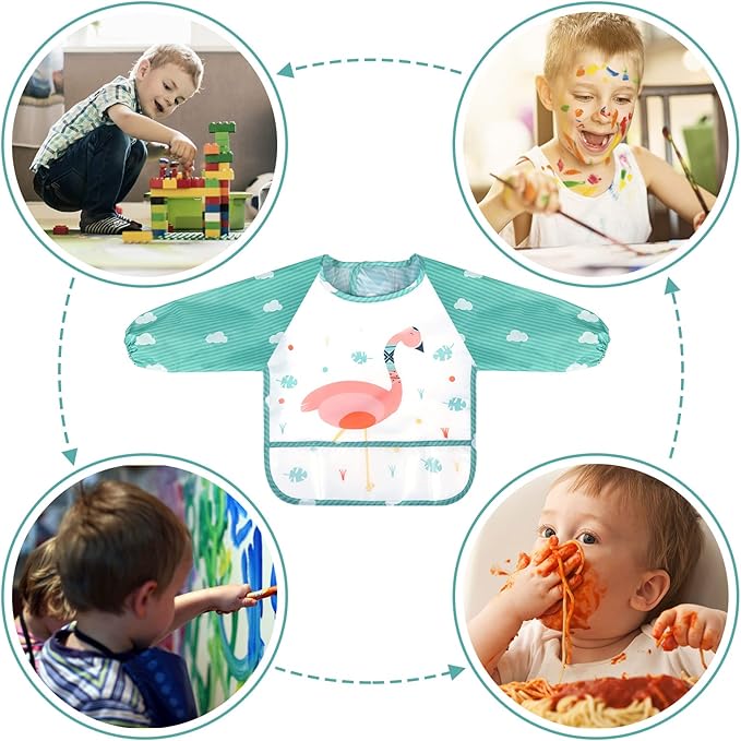 Befez | Durable Kids Apron Bib with Long Sleeves