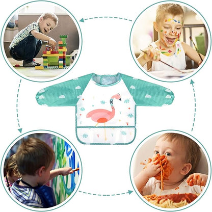 Befez | Durable Kids Apron Bib with Long Sleeves