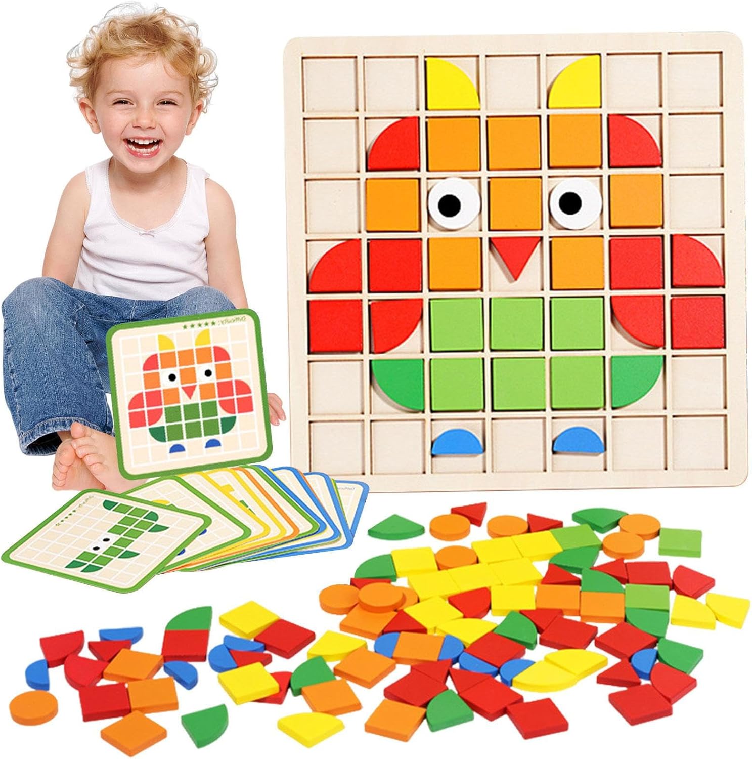 Colorful Wood Brain Teaser Toy - Befez
