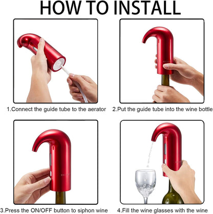 Automatic Wine Aerator Pourer Device