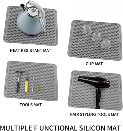 Premium Silicone Kitchen Mat, Heat Resistant and Non Slip