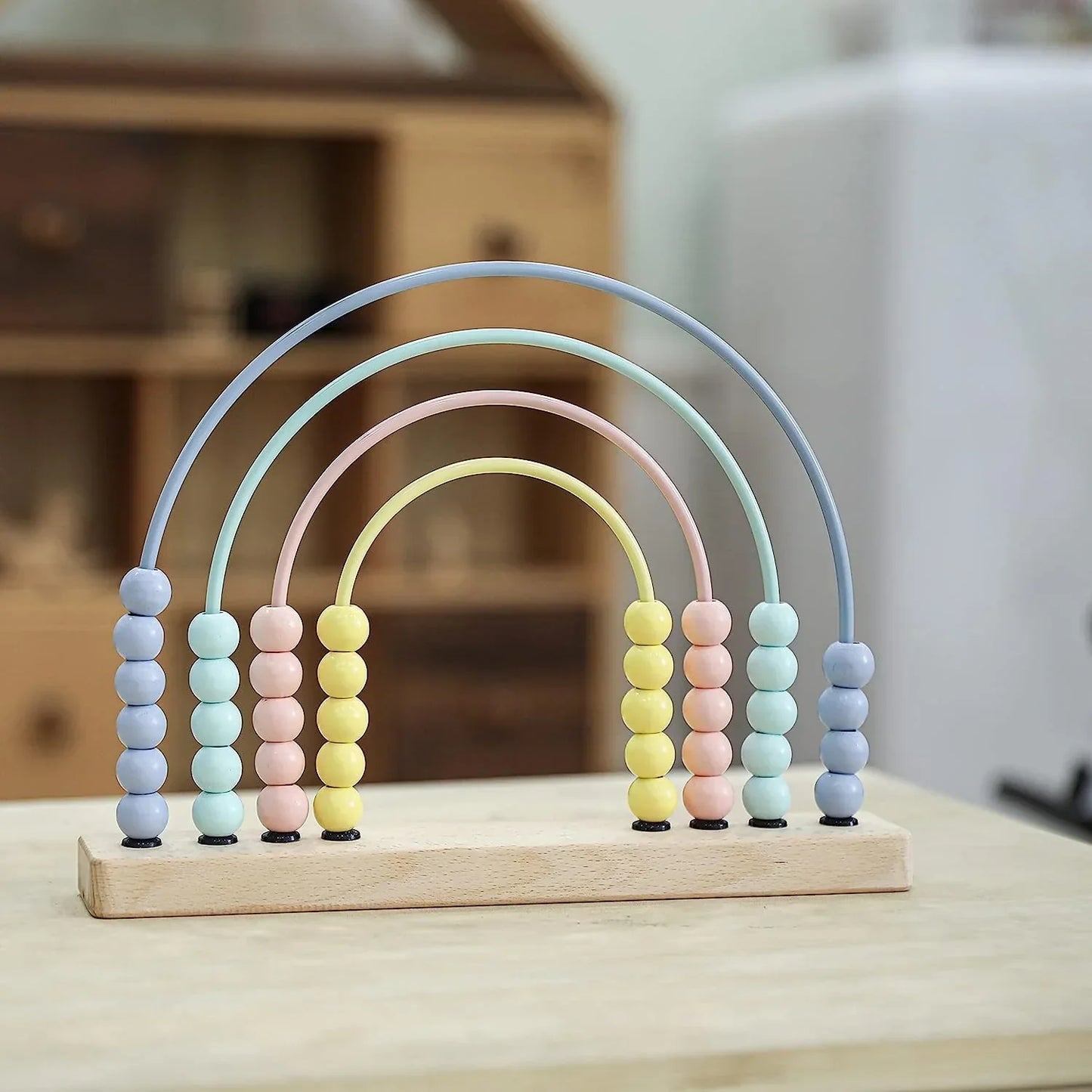 Colorful Wooden Counting Frame