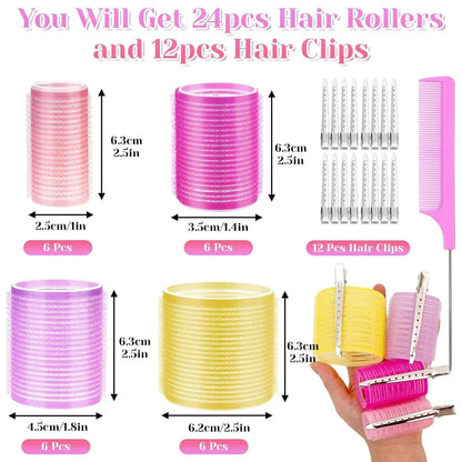 Easy Use Hair Curlers for Bouncy Long Lasting Curls