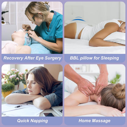 Contour Support Pillow for Stomach Sleepers After Surgery