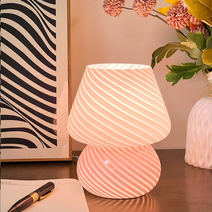 Unique Artisan Glass Table Lamp