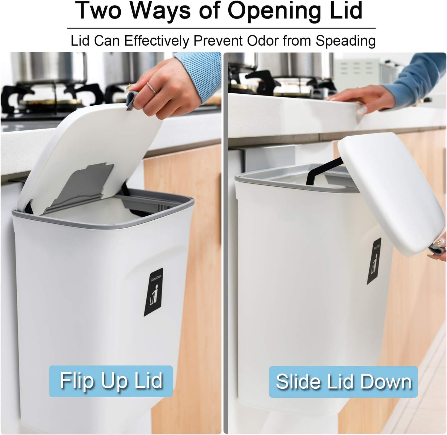 Compact Odor Controlled Kitchen Composter Bin