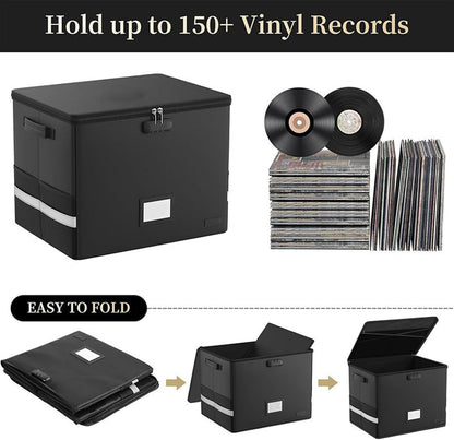Durable Vinyl Record Storage Box