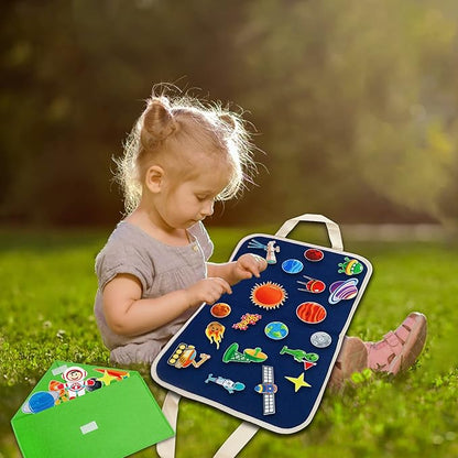 Colorful Felt Animal Figure Set