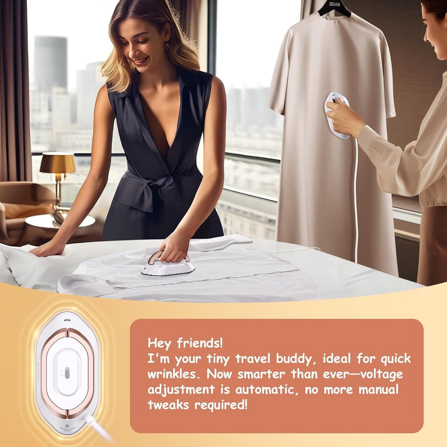 Compact Mini Steam Iron