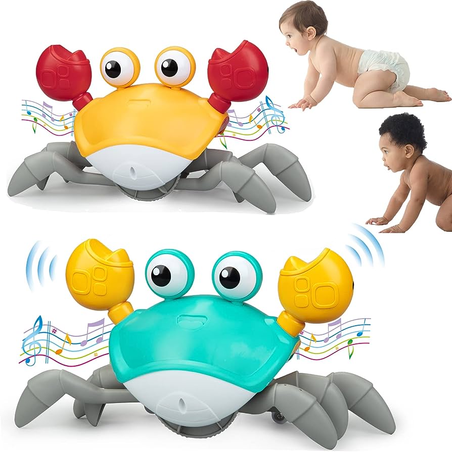 Interactive Musical Crawling Crab Toy