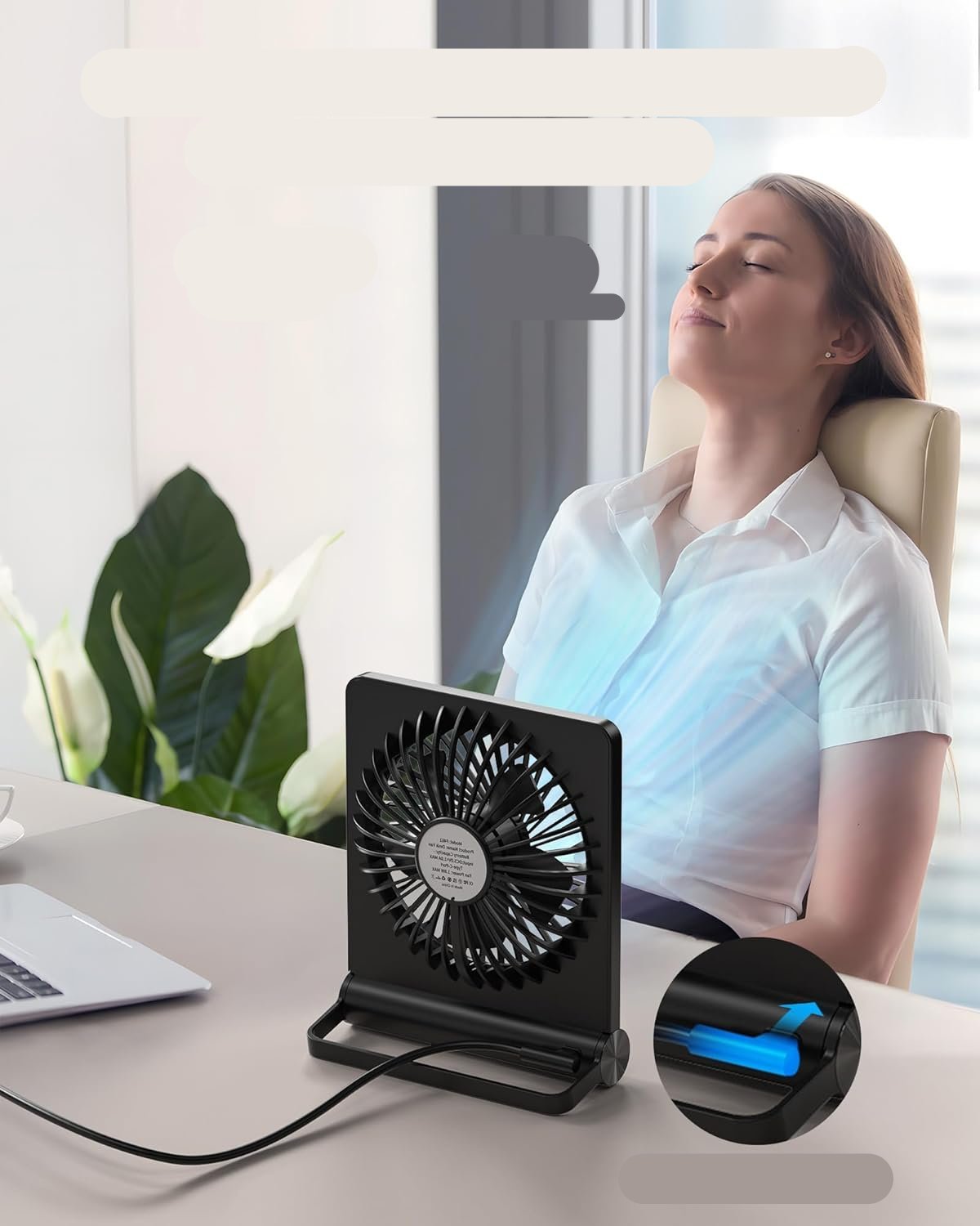 Silent Small Desk Fan