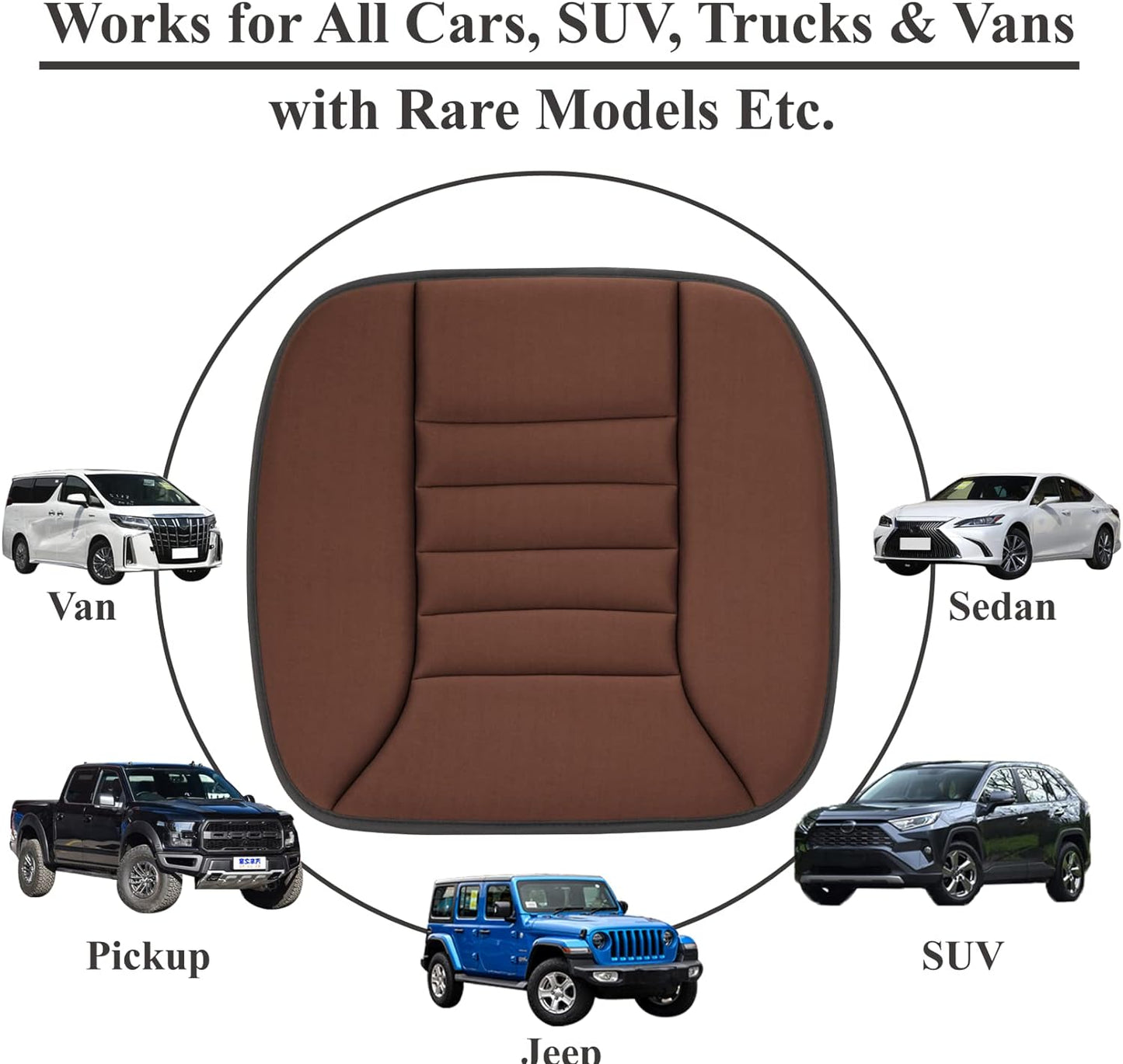 Supportive Gel Car Seat Cushion Pad