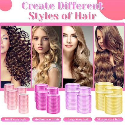 Easy Use Hair Curlers for Bouncy Long Lasting Curls