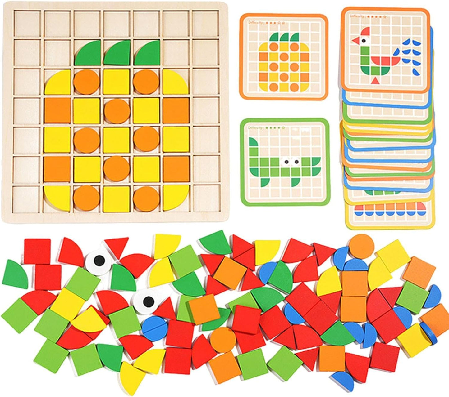 Colorful Wood Brain Teaser Toy