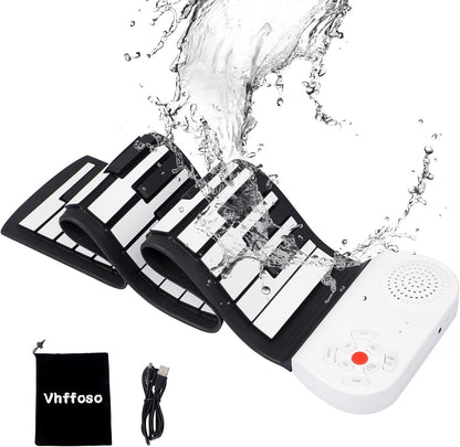 Compact Roll Up Electronic Piano Keyboard - Befez