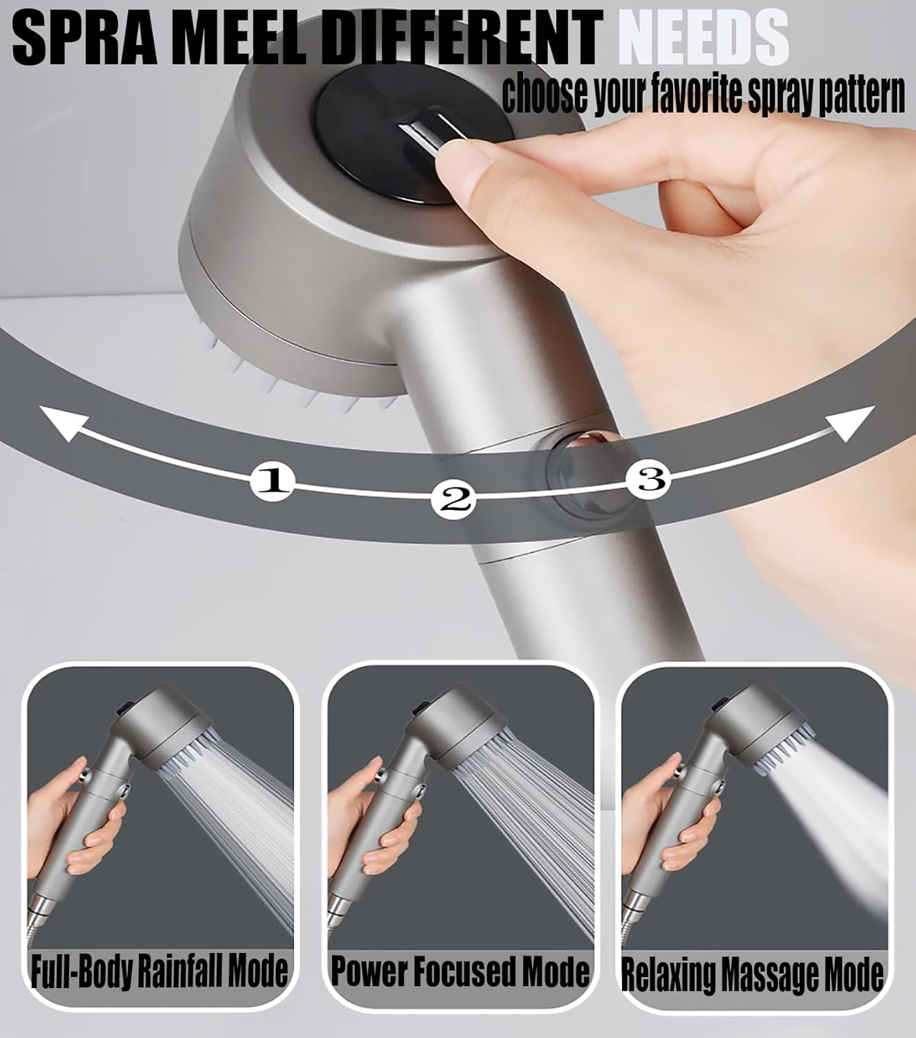 Befez | Advanced Shower Head with Hand Spray