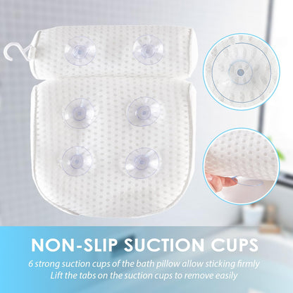 Soft Bath Pillow for Comfortable Soaking