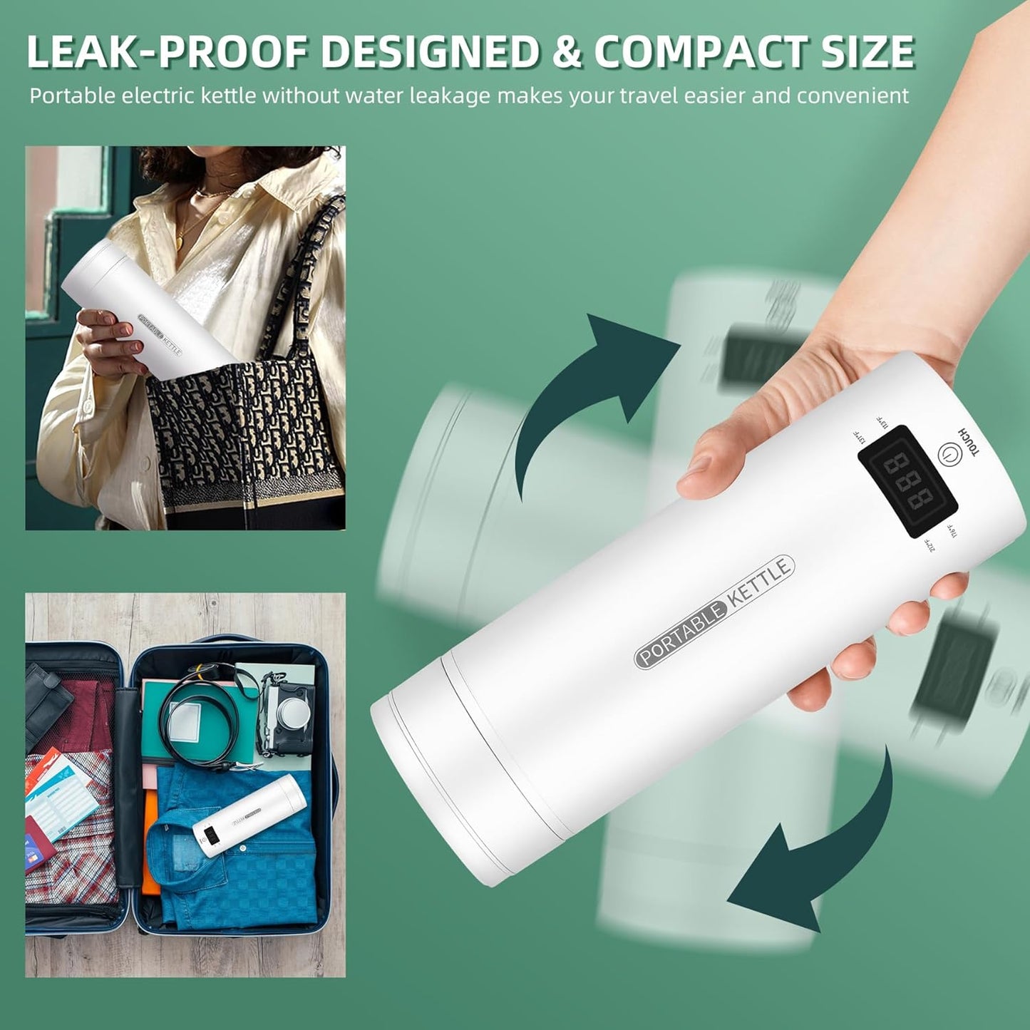 Compact Fast Boil Travel Kettle