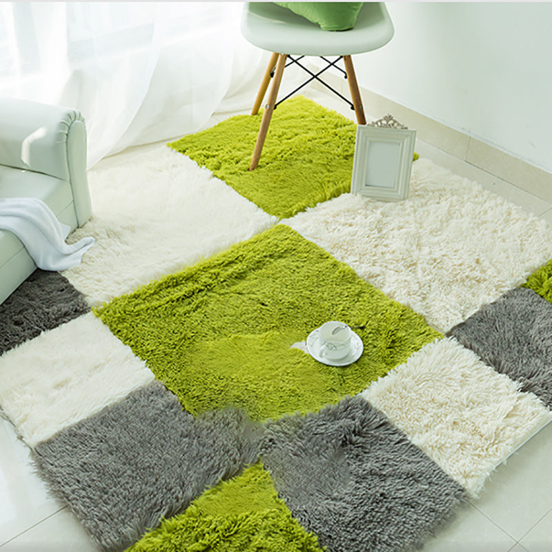 Soft Bedroom Carpet Tiles Stain Resistant Squares