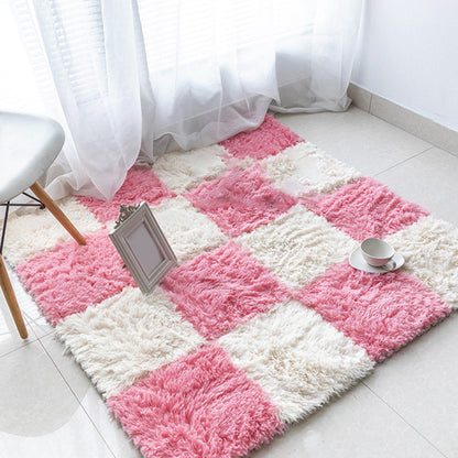 Soft Bedroom Carpet Tiles Stain Resistant Squares