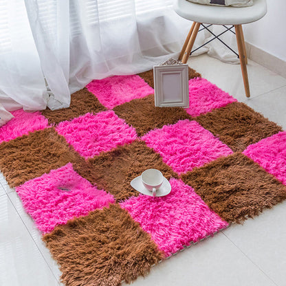 Soft Bedroom Carpet Tiles Stain Resistant Squares