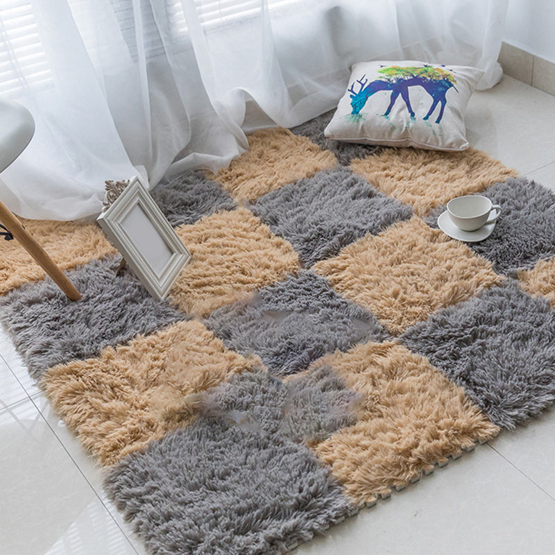 Soft Bedroom Carpet Tiles Stain Resistant Squares