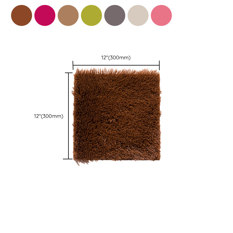 Soft Bedroom Carpet Tiles Stain Resistant Squares