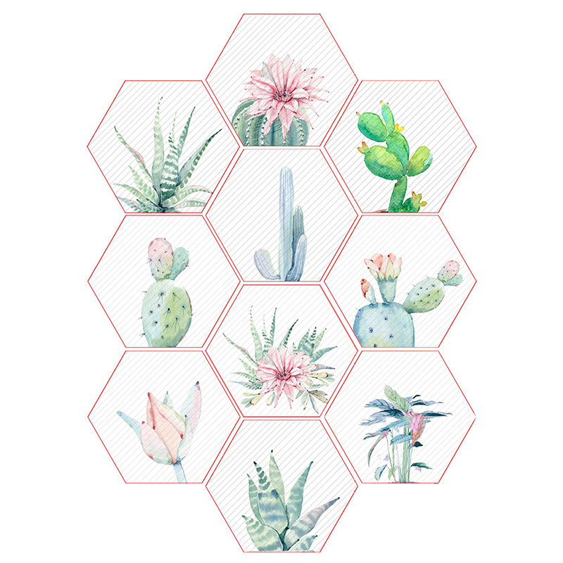 Decorative Self-Adhesive Hexagon Wall Tiles
