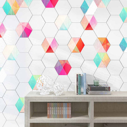 Decorative Self-Adhesive Hexagon Wall Tiles