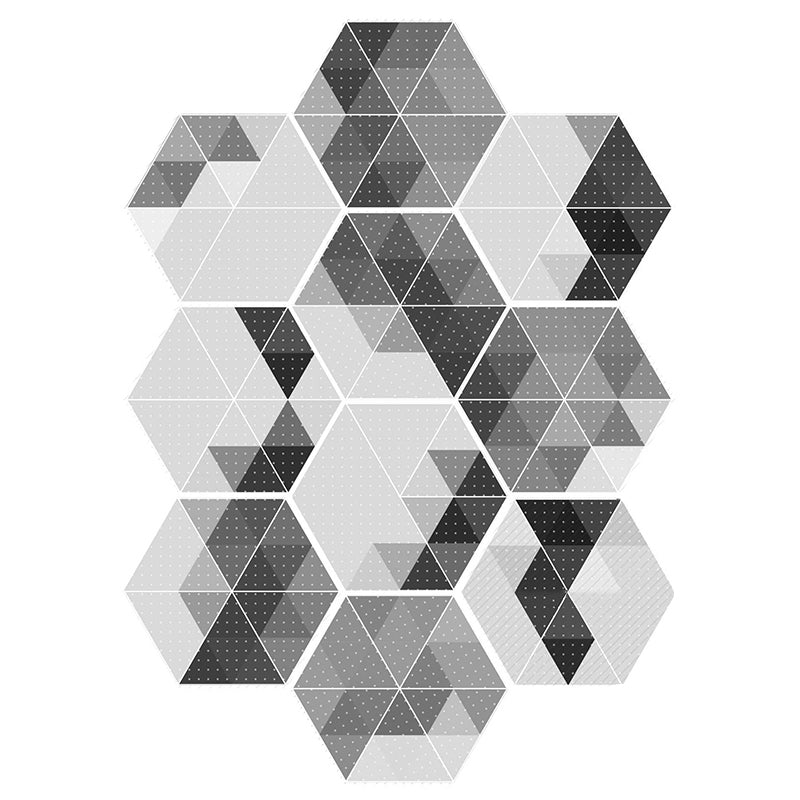 Decorative Self-Adhesive Hexagon Wall Tiles