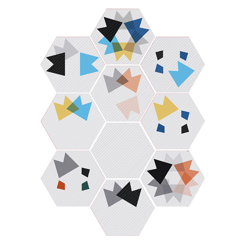 Decorative Self-Adhesive Hexagon Wall Tiles